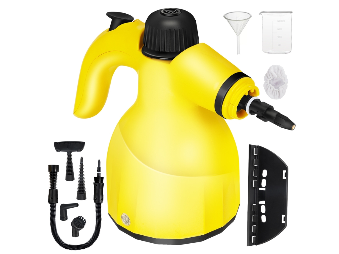 Limpiador A Vapor Portátil, Máquina De Limpieza A Vapor De 1050w Con Accesorio De 9 Uds. Chrui