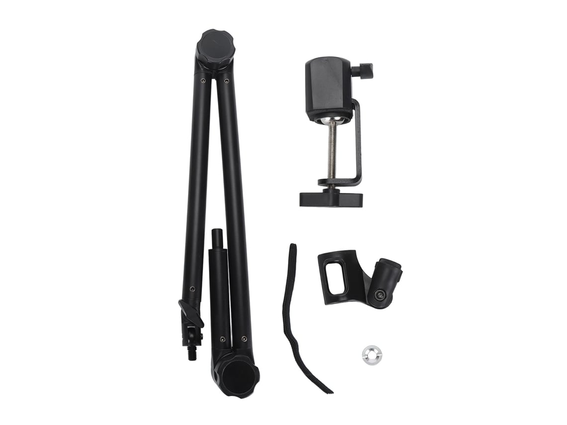 Suporte De Braço Para Microfone Ajustável 180 Graus Estável Durável Aço Carbono Para Estúdio De Rádio Broadcast
