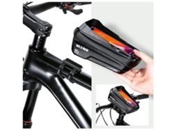 Bolsa para cuadro de bicicleta, impermeable, para ciclismo, soporte para teléfono y tubo superior delantero de bicicleta USHION