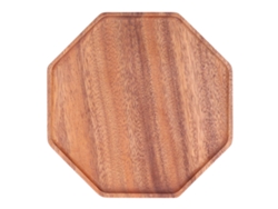 MEOIRUERY Bandeja de Servicio en Madera Natural, Ecológica, de Textura Uniforme y Sin Olor
