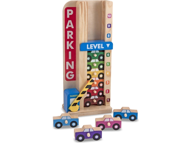 Juguete Educativo MELISSA & DOUG Stack & Count Parking Garage