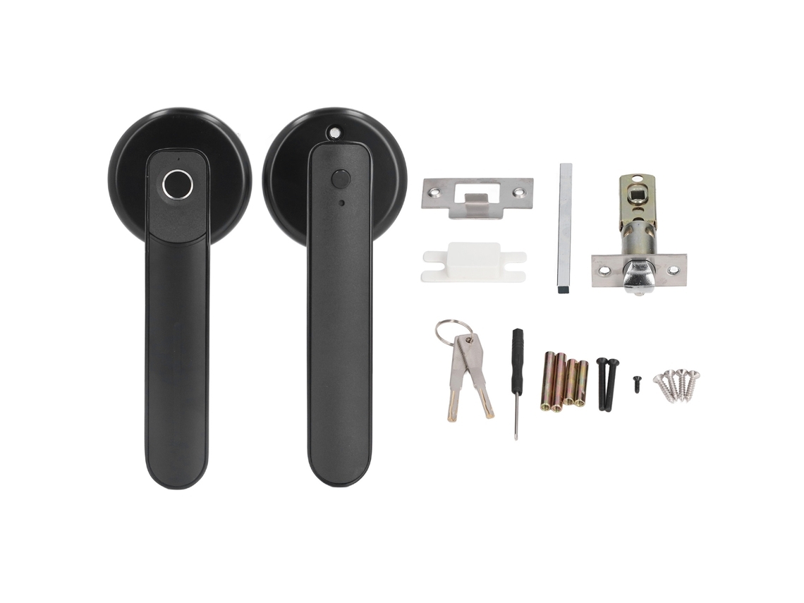 Sello Biométrico Inteligente Con Huella Dactilar, Tarjeta De Acceso Con Llave Única Para Puertas De 30 A 65 Mm De Grosor, Para Uso Doméstico_ozo