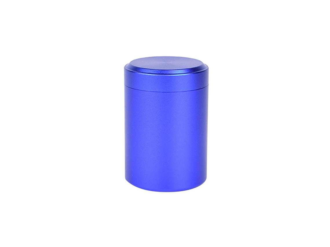 Mini Caja De Té De Metal (azul), Contenedor Portátil Pequeño