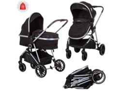 Carrito de Bebé Duo Convertible AURA hasta 22 kg obsidian silver CHIPOLINO