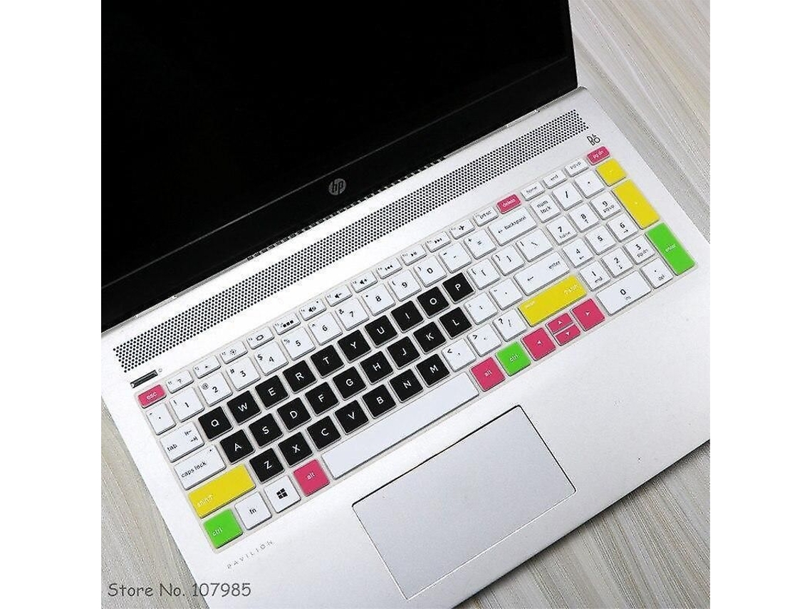 Protector De Teclado Para Portátiles Hp Envy X360 15-bd001tx, Pavilion 15-cb073tx, 15-cb075tx Y 15-br001tx (versión Estadounidense) De 15 A 15,6 Pulgadas.