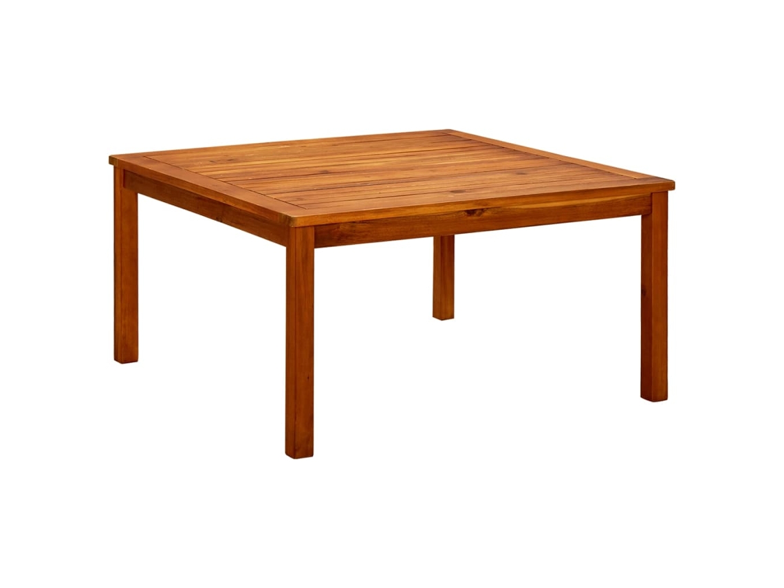 Mesa de centro de jardín 85x85x45 cm Madera maciza de acacia Lovely Home