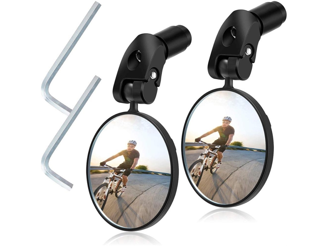 Espejo De Bicicleta Ajustable 360° Para Manillar De Montaña Y Carretera