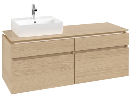 Módulo de lavabo Villeroy &amp Boch Legato B614 1400x550x500mm lavabo lado izquierdo