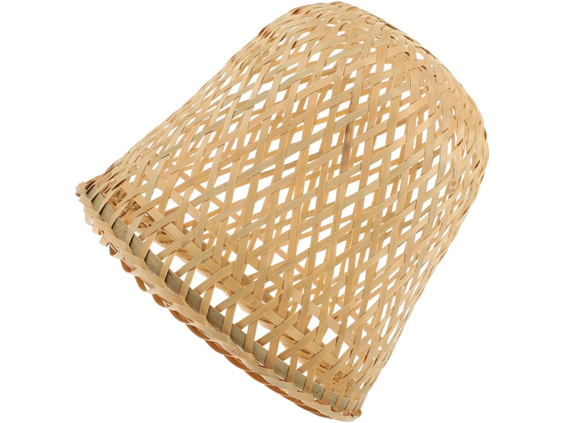 Lámpara Colgante De Bambú Tejido A Mano, Lámpara Decorativa Rústica Y Protectora Para Sala De Estar, Restaurante Y