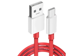 Cable De Carga Yuysan Para Oneplus Ace3 Pro Warp De 100 W (usb A Usb-c, 200 Cm, Rojo)