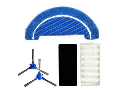Filtro Hepa de repuesto, cepillo de rodillo principal, paño de mopa, cepillos laterales para Conga 1090, piezas de Robot aspirador, accesorios