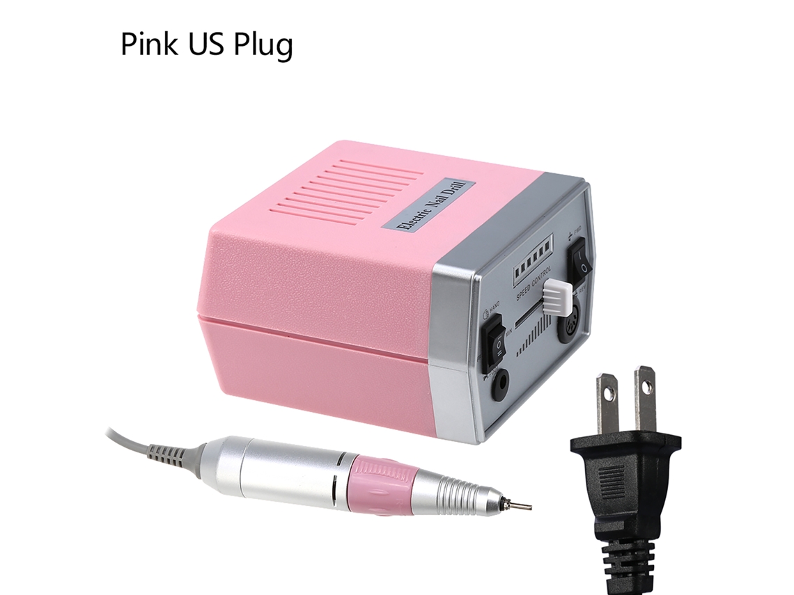 Lápiz Taladro Eléctrico Para Uñas, Herramientas Y Accesorios Para Manicura Y Pedicura, Color Rosa.