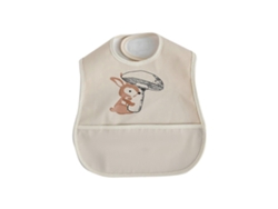 Babero de PU invertido para niños, suave, impermeable, para alimentación, resistente a la suciedad, para alimentación complementaria de bebés, estilo paraguas.