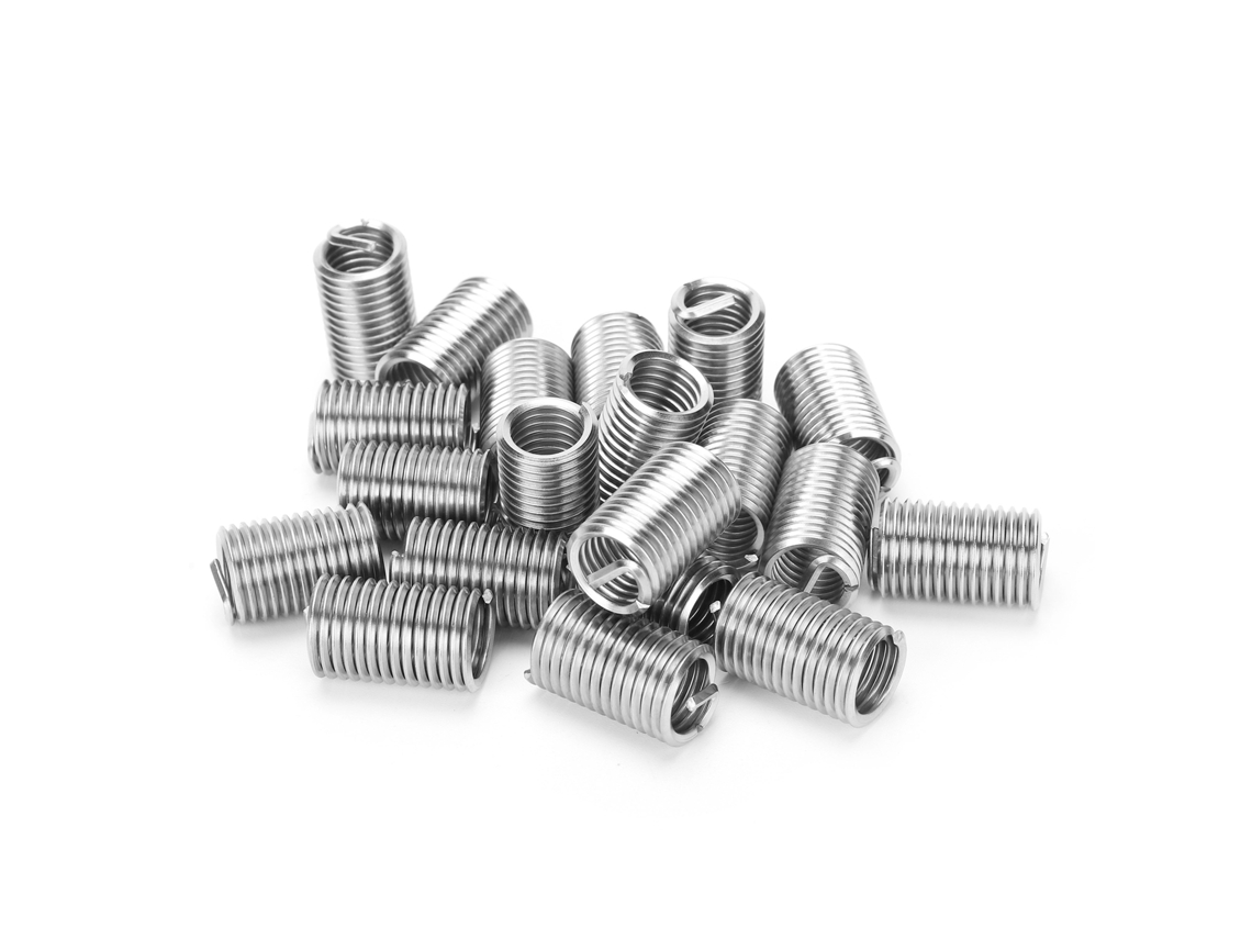 20 insertos reductores de rosca, herramienta de reparación de tornillos de acero inoxidable M1/12-13x2.5d