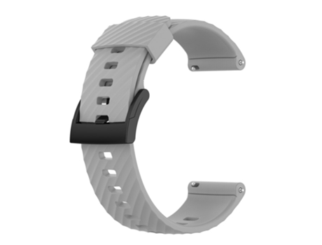 Correa de Silicona para Suunto Spartan Sport/Spartan Sport Wrist HR/9/9 Baro/7/D5 - canoso