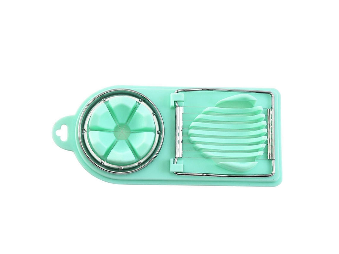 Cortador de huevos multifuncional 2 en 1 de acero inoxidable para frutas y huevos - Accesorios de cocina