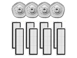 Filtros HEPA y accesorios de repuesto para la aspiradora robot Bot W10