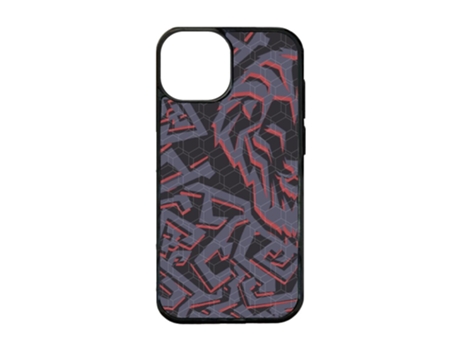 Funda Móvil Oficial Athletic Club para iPhone 15 PHONECASES3D Piel Sintética Negro