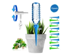 Sistema de riego automático con púas de riego ajustables, dispositivo de goteo para plantas en casa y oficina (12 unidades)