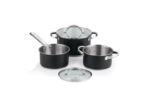 Batería de Cocina SAN IGNACIO Negro 5 Piezas