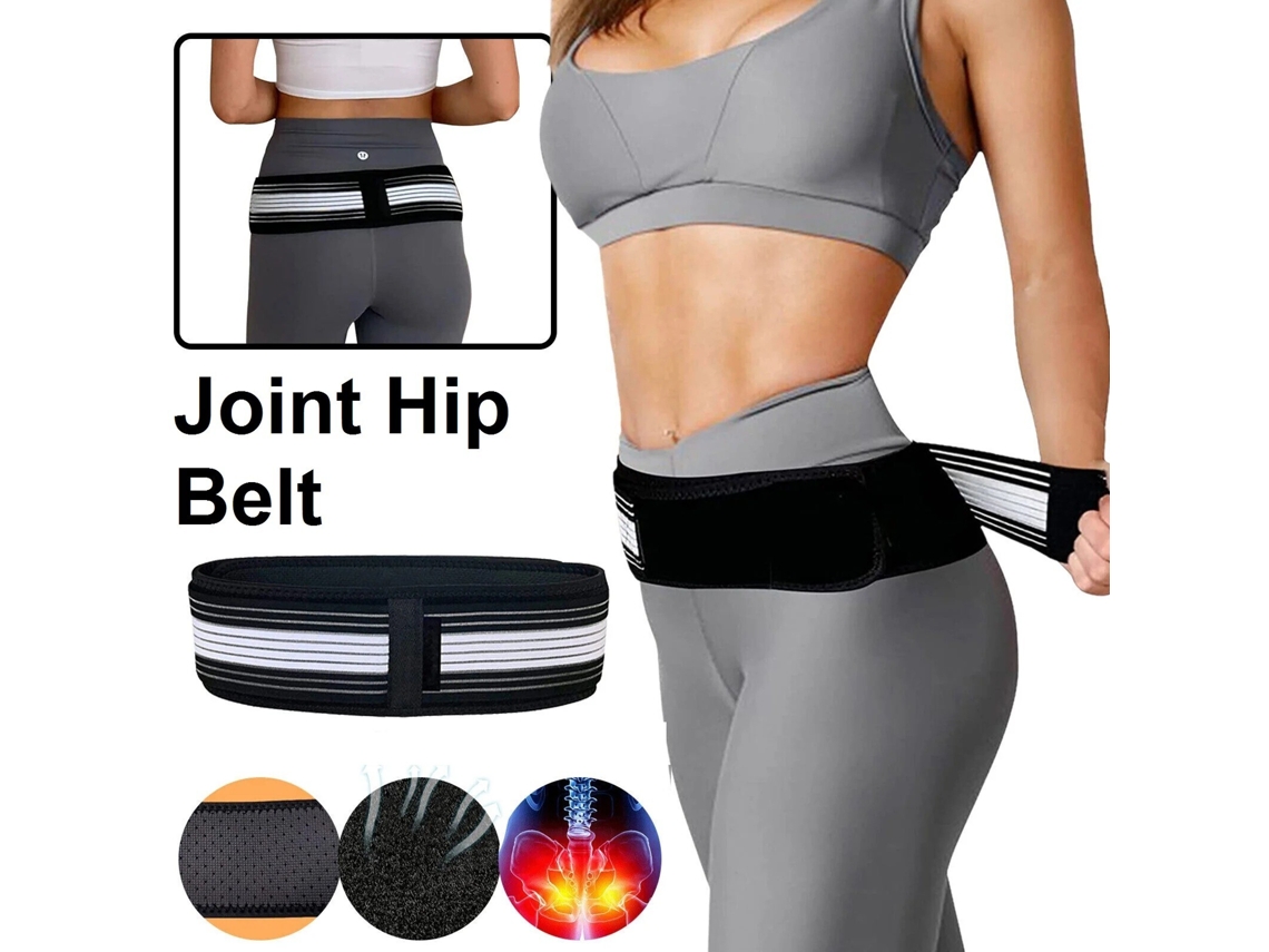 Soporte lumbar para hombres y mujeres, Ortesis para aliviar el dolor de cadera, cinturón de cintura - M