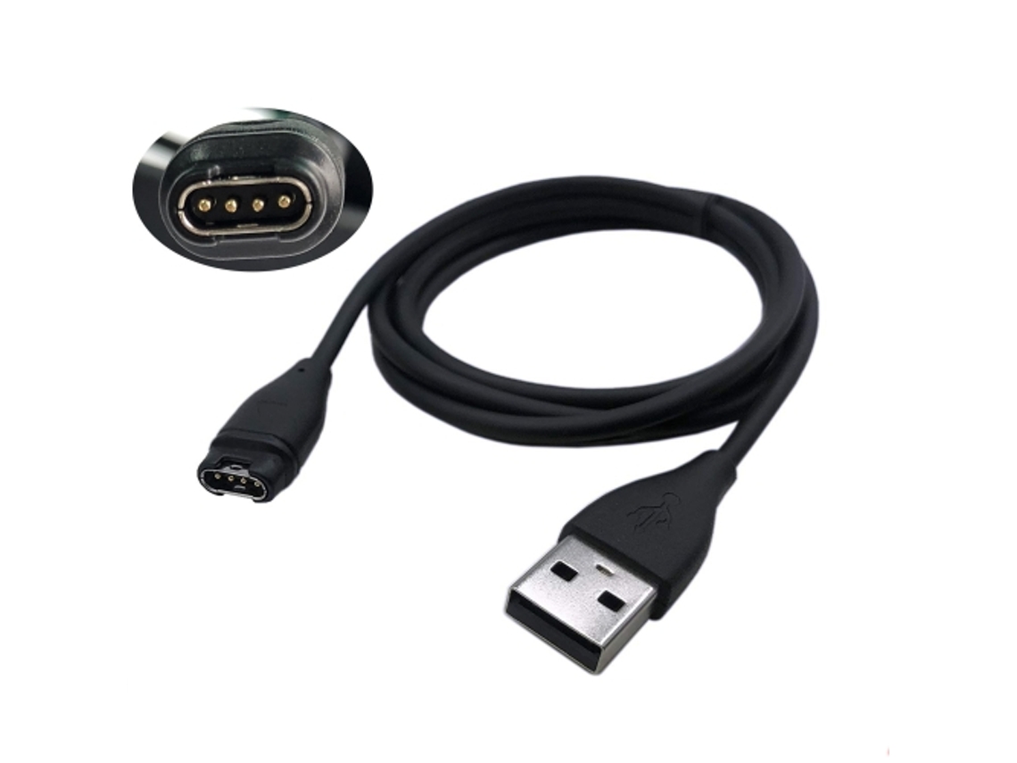 Cargador Garmin Forerunner Usb YUYSAN Negro