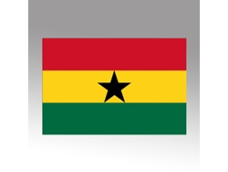 (Ghana) Banderas, Banderas nacionales, Banderas de apoyo a partidos de fútbol, 90 x 150 cm
