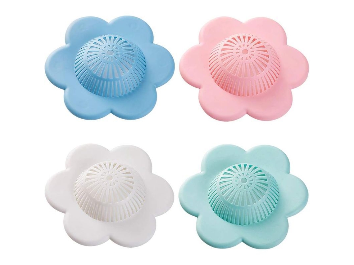 2026-45578-tapa De Desagüe De Silicona Linjou Para Ducha Y Bañera, Protector Anti-pelo 4 Piezas