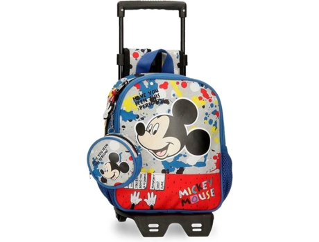 Mochila con Ruedas DISNEY Mickey Multicolor (21x25x10 cm)