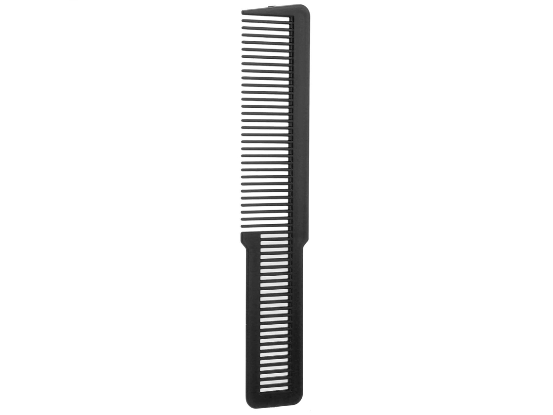 Peine De Bolsillo Profesional Peine De Barbería Dientes Finos Y Anchos Para Todos Los Tipos De Pelo Negro