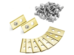 Cuchillas De Titanio Para Cortacésped Robótico 30 Piezas Con Tornillos Compatible Con Worx Landroid