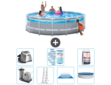 Piscina Tubular INTEX 26730GN-CB57 (19156 L - 488x122cm)