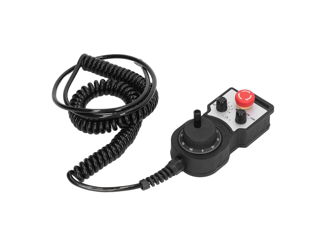 Controlador CNC con volante reiniciable.