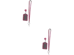 Juego De 2 Cordones Portatarjetas De Cristal