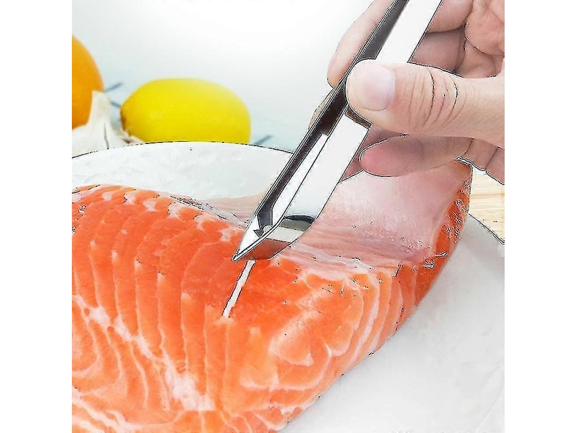 Pinzas De Acero Inoxidable Para Extraer Huesos De Pescado Herramienta De Cocina Clamp Pincel Retirador Gadget Pinza Plana