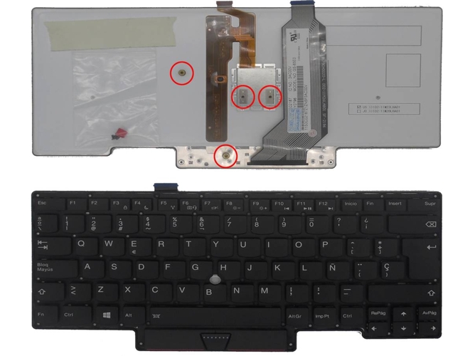 Teclado para Portátil Lenovo Thinkpad X1 Carbon Gen 1 Retroiluminación