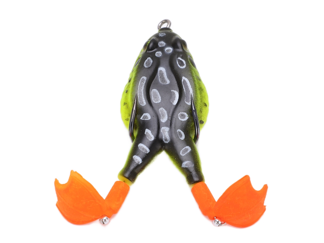 Señuelo Flotante Thunder Frog Con Doble Hélice Para La Pesca De Lubina, Cabeza De Serpiente Y Salmón 3