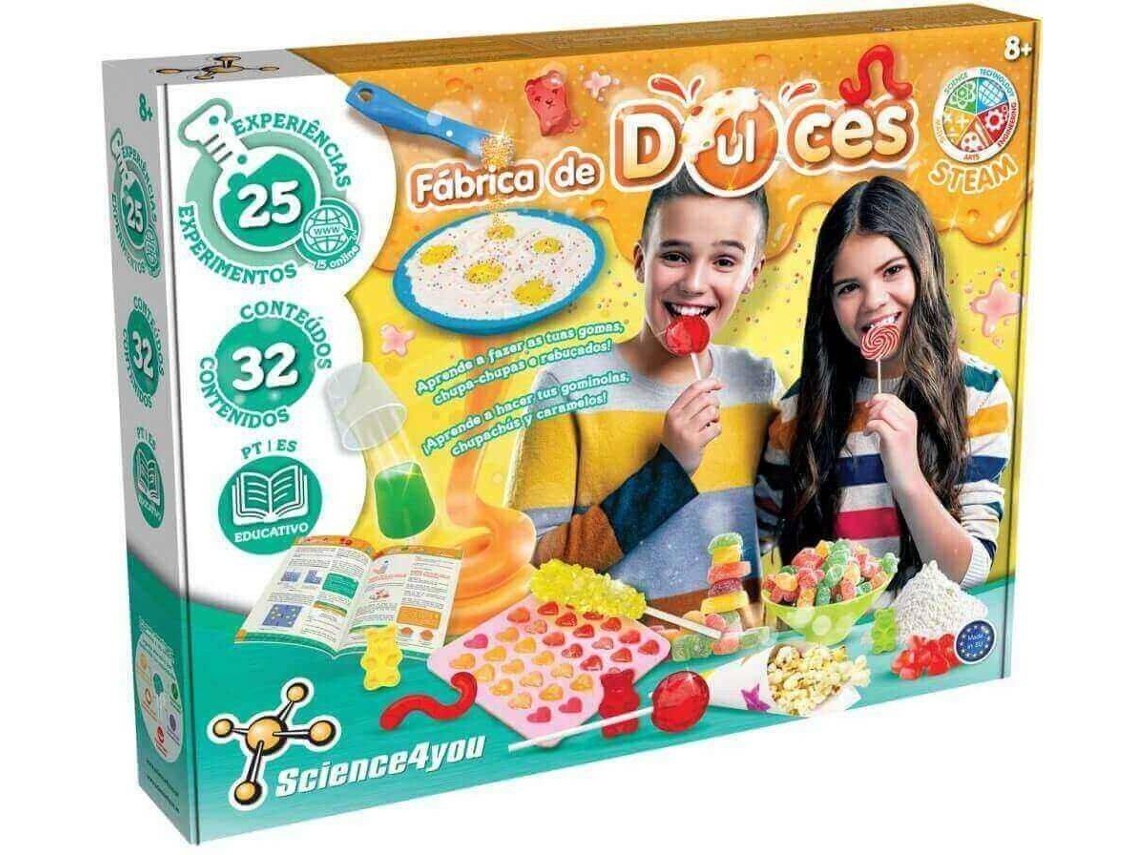 Kit de Cocina SCIENCE4YOU Fábrica de Dulces (Edad Minima: 8 años)