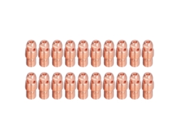20 piezas de cuerpo de mandril TIG para consumibles de antorcha de soldadura PTA 13N24 13N 796F WP-9F 2,4 mm