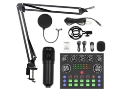 Tarjeta de sonido Yuysan V8s y conjunto de micrófono BM800, equipo multifuncional de audio y grabación, color oro.