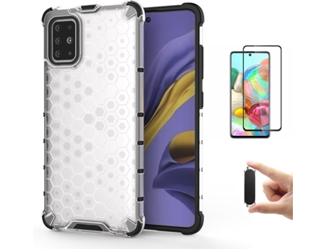 Kit Carcasa, Protector Y Soporte Samsung A51 Full Cover Rumble