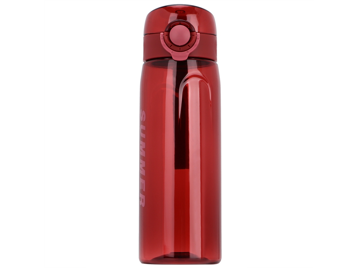 MEOIRUERY Botella de Agua Unisex Portátil 700ml, Vaso para Beber, Viaje y Deportes (Rojo)