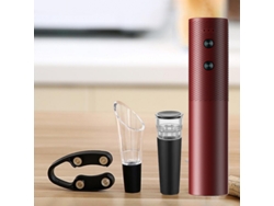 Abrebotellas eléctrico recargable vía USB (rojo) - Utensilios de cocina ecológicos
