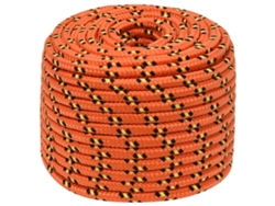 Cuerda De Barco Polipropileno Naranja 12 Mm 50 M