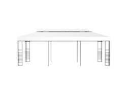 Gazebo/carpa 6x3 M Blanco Wsd881682 Lovely Home