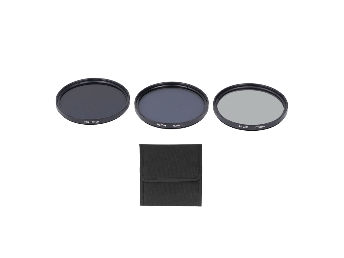 Set De Filtros Nd Nd2 Nd4 Nd8 62mm De Alta Definición Con Recubrimiento Multicapa Para Cámara Anti Sobrecarga Anti Rayos Dispersos Anti Rasguños
