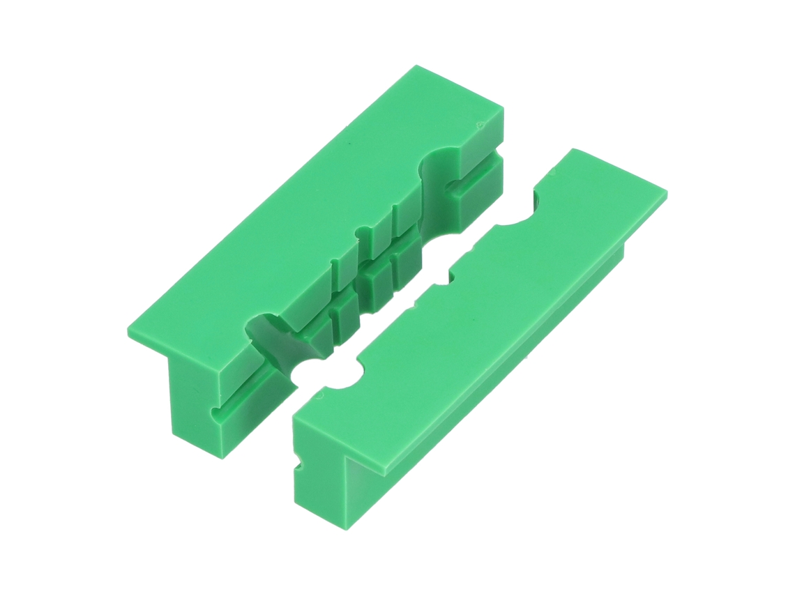 Protectores Magnéticos Prisma Para Mordazas De Tornillo De Banco, Almohadillas Suaves, 11,4 Cm (4,5 Pulgadas), Abs Verde.