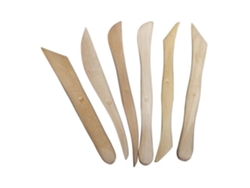 Herramienta de modelado Sct. 6 piezas 12 puntas diferentes Madera mixta 6 años o más Rayher