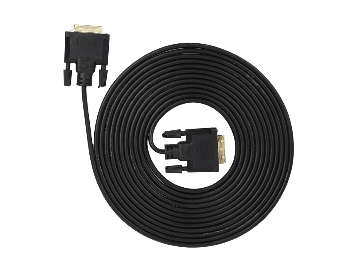 Cable De Extensión Para Monitor Lcd De Enlace Dual 24+1pin Dvi Macho A Dvi Macho 5m