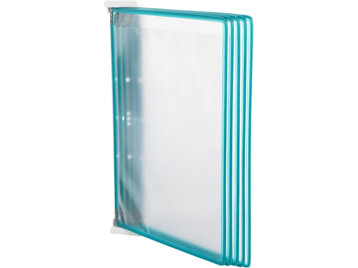 Organizador De Archivos De Pared, 5 Páginas A4, Verde, Portadocumentos Colgante Multifuncional